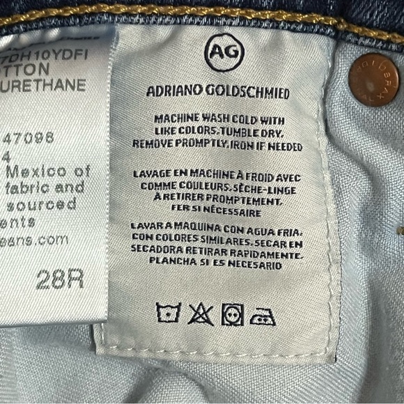 AG Adriano Goldschmied Jeans Womens 28 R The Farrah Skinny Ankle High Rise - Picture 11 of 16